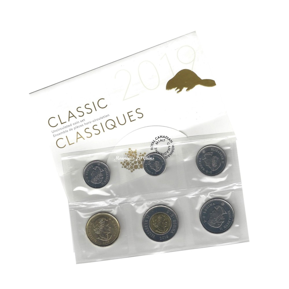 2019 Canada Classic Uncirculated Proof Like Coin Set