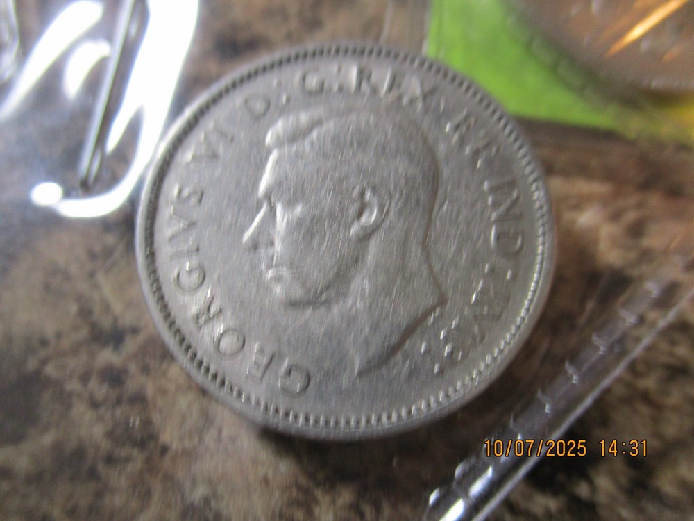 1936 CANADA FIVE CENTS 1 COIN E