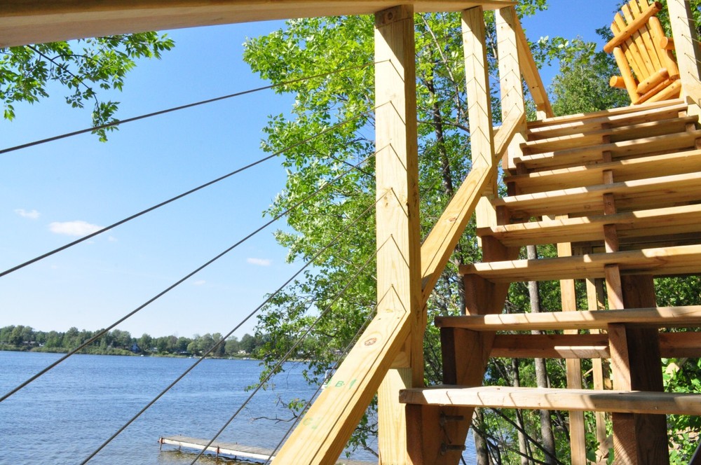 VistaView CableTec Stainless Angled Washers for Cable Railing Stairs