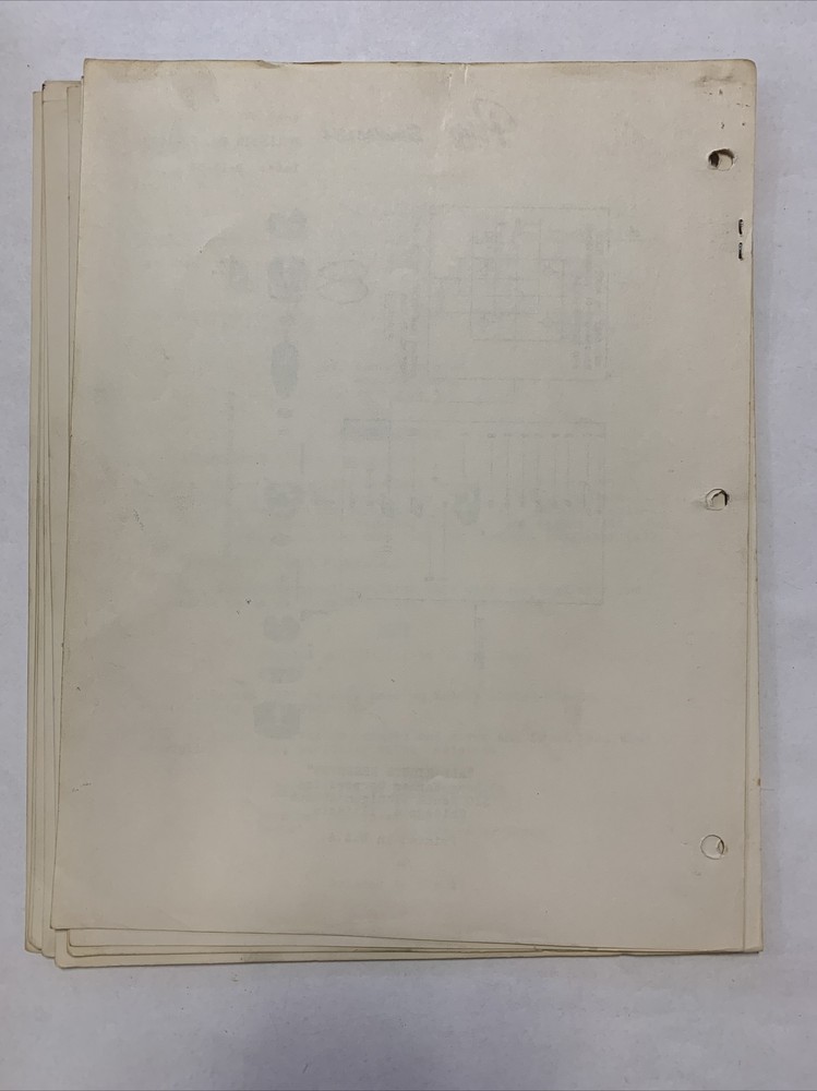 Pesco Servicescript Model 220004 Series Dated June 1, 1951 - Original