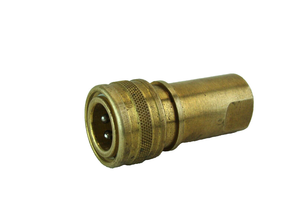 Foster H2B FHK Series 1/4"  Brass Hydraulic Quick Connect Coupler Plug