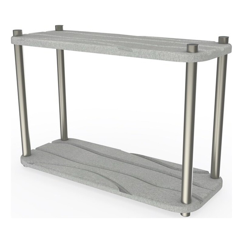 LuxeStone Two Layer Diatomite Bath and Kitchen Drying Organizer&Storage Tray
