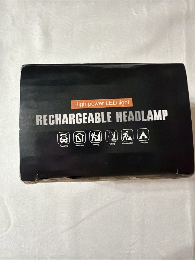 Head Lamp Rechargeable High Power LED Light USB Waterproof