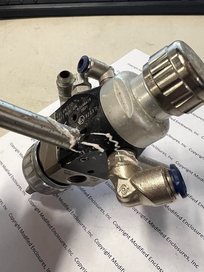 Devilbiss AG361 Automatic Spray Head B2148675 Used