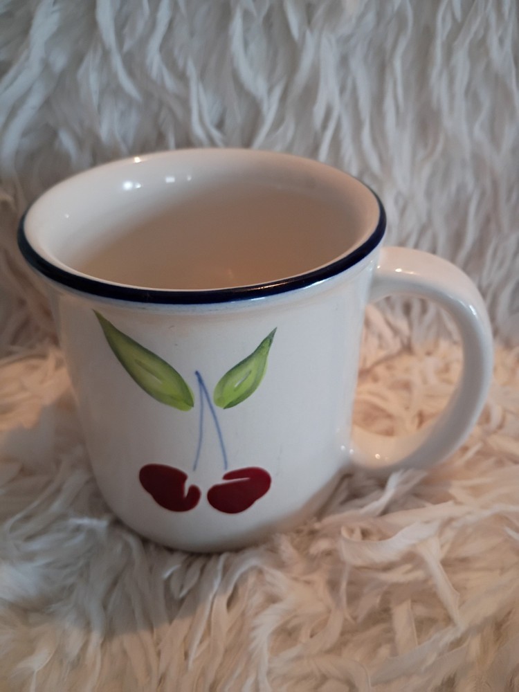 Dansk Cherries Coffee Tea Cup Rare Replacement Nice
