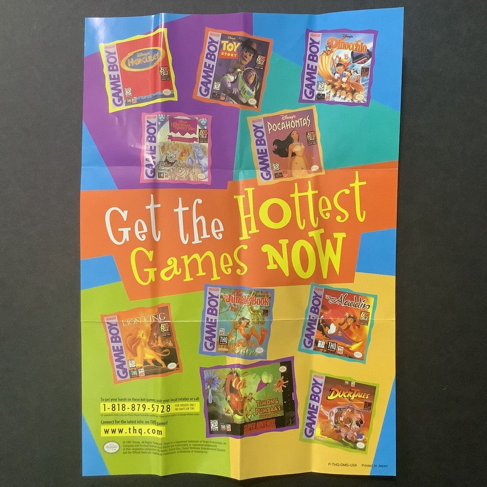 Gameboy Nintendo THQ P-THQ-DMG-USA Insert Only