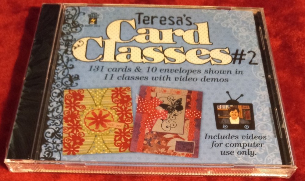 Teresa's Card Classes #2 - 131 Cards in 11 Classes (2010, Computer DVD) Sealed