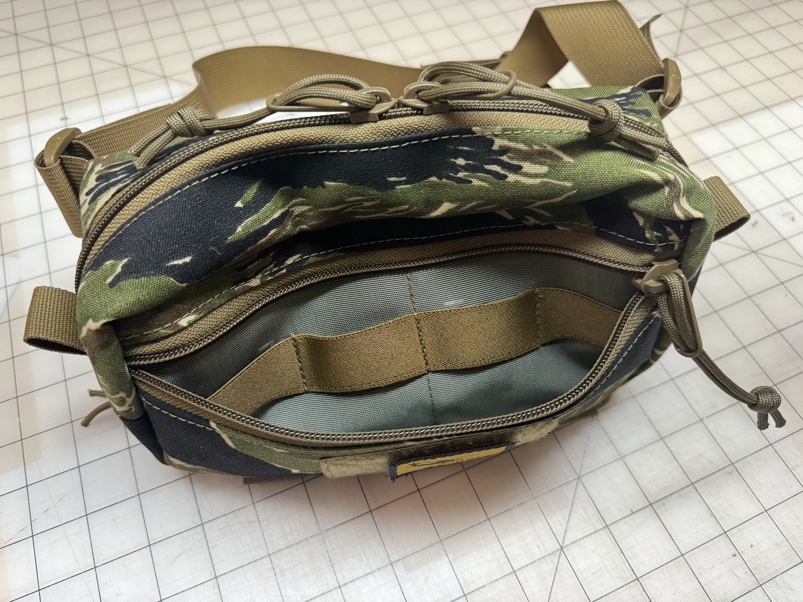 Eight Ball Gear Vietnam Tiger Stripe waist pouch / fanny pack / sling pack