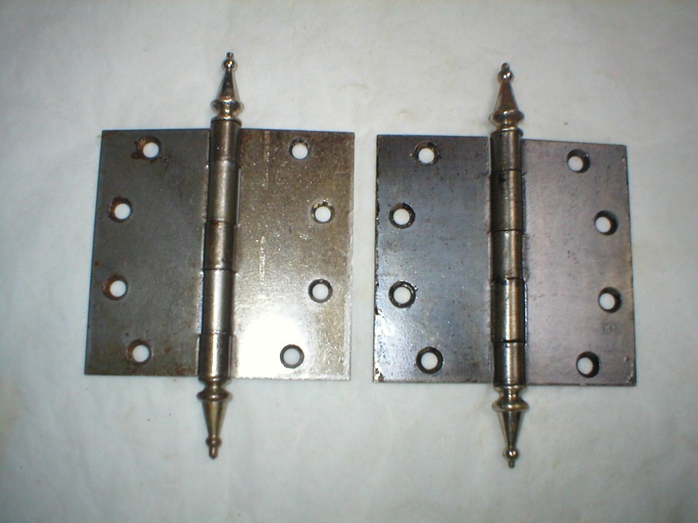 Antique Victorian Large Steeple Hinges
