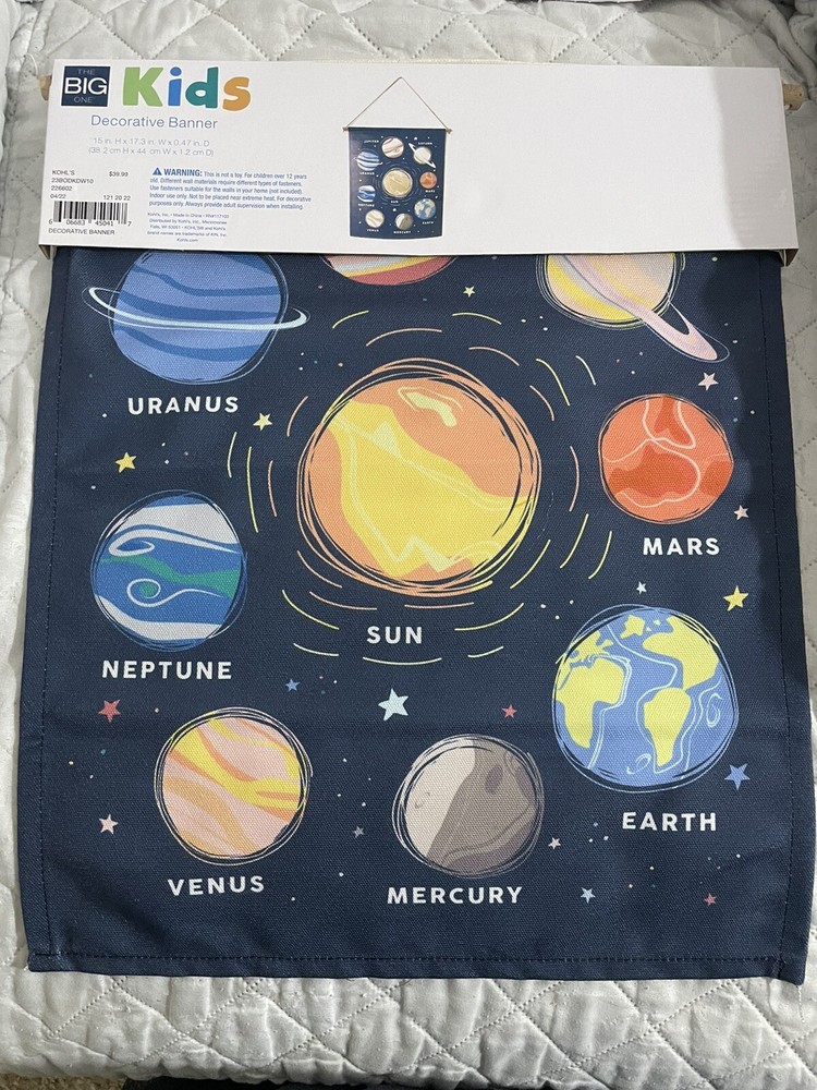 Kids Planets Decorative Banner!