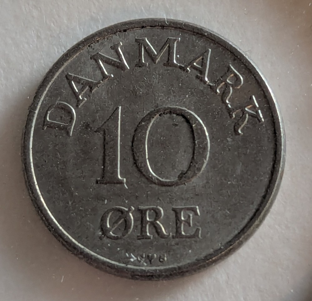 Denmark, 1958C, 10 Ore
