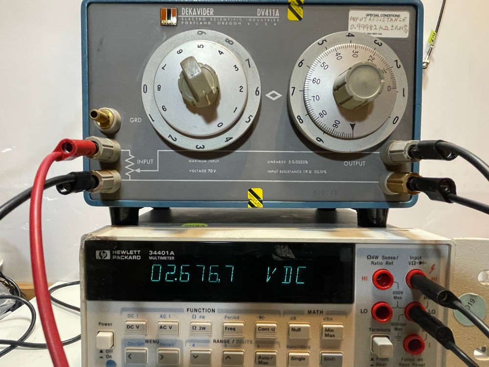 ESI Electro Scientific Dekavider DV411A Variable Resistor Very Accurate