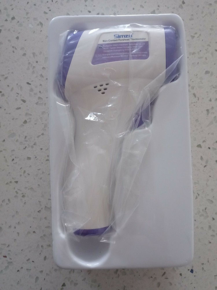 SIMZO Non-Contact Forehead Thermometer...C Reading LCD Display.New