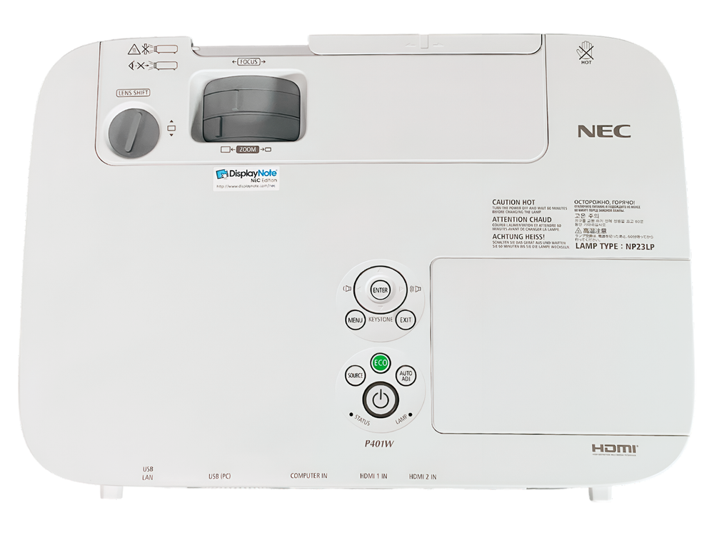 4000 ANSI 3LCD Projector for Multipurpose Daytime Usage DICOM HD HDMI w/Remote