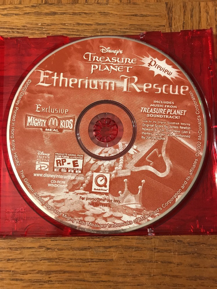Disney Treasure Planet Etherium Rescue PC CD Rom