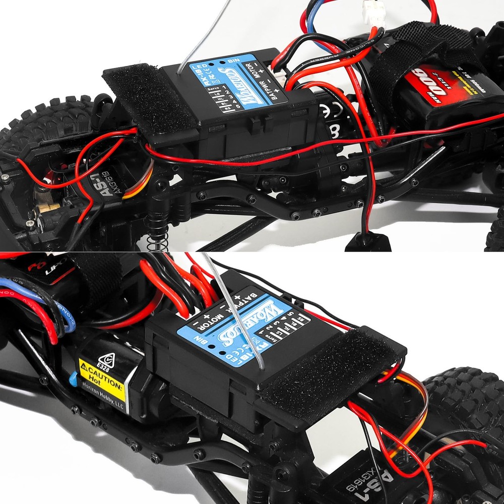 2 in 1 ESC & Receiver with 2.4G RC Transmitter ESC Remote Controller Combo