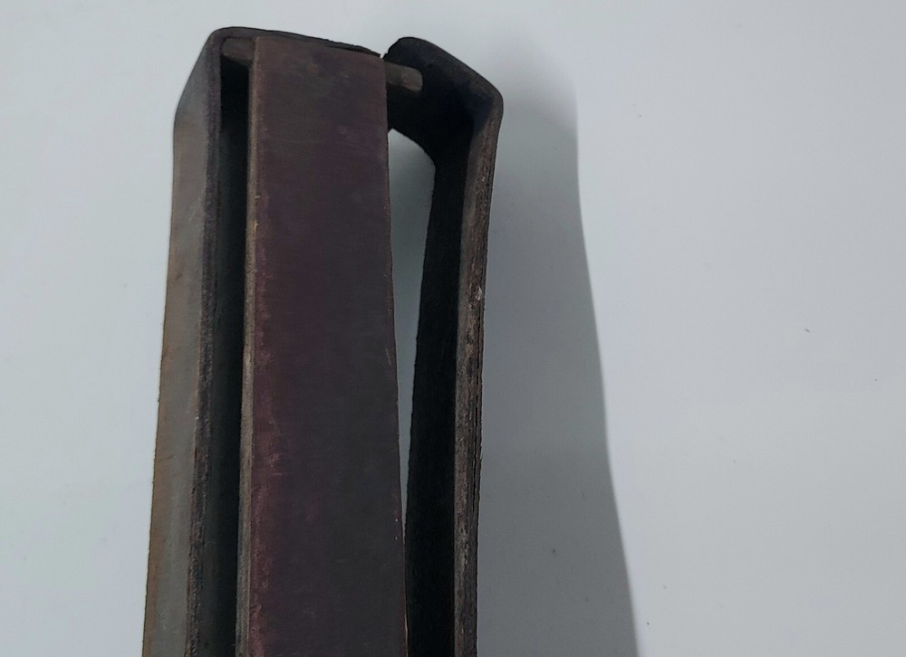 Antique Straight Razor Brown Leather Hone Sharpening Plank