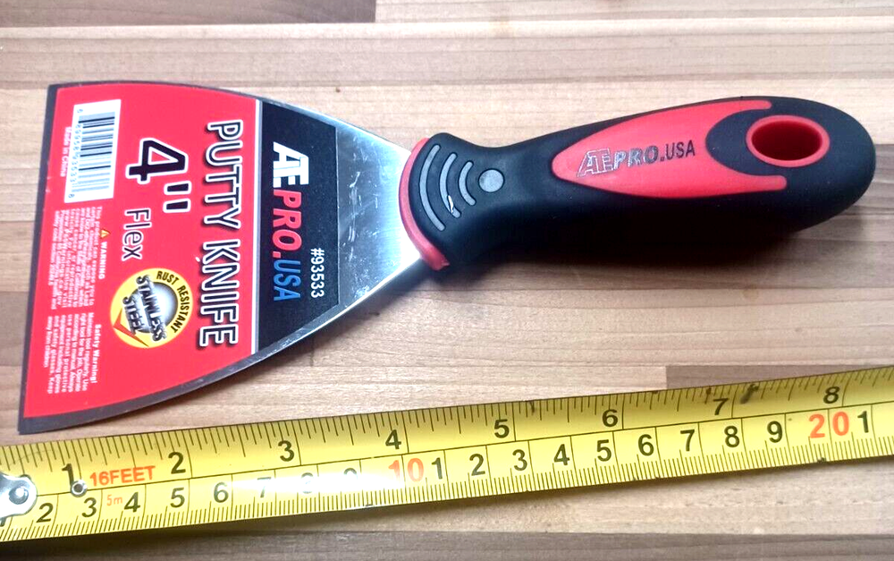 4" SCRAPER TWO 2 EACH NEW PUTTY KNIFE