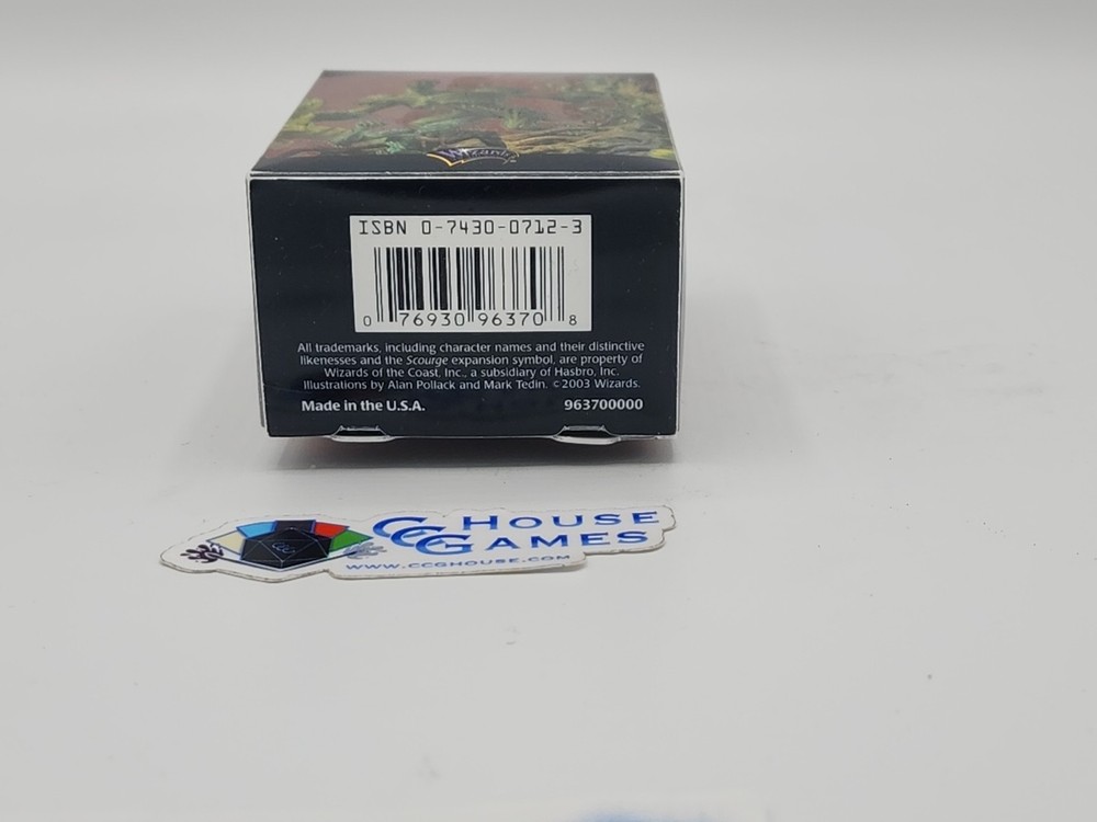 Forgotten Ancient Deck Box MTG SCOURGE 2003 Mark Tedin Magic *CCGHouse* BG