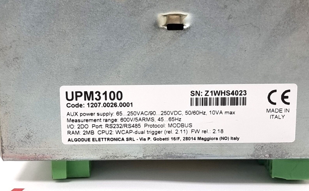 ALGODUE UPM3100 Universal Power Meter