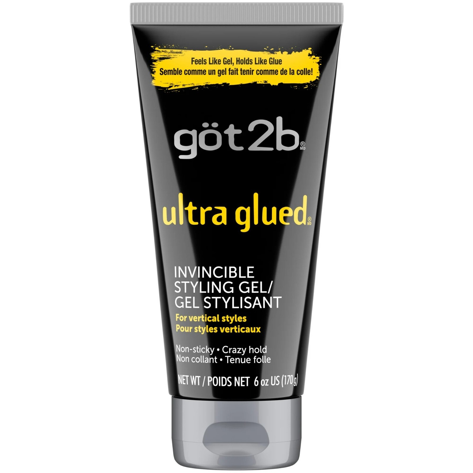 Got2b Ultra Glued Invincible Styling Hair Gel, 6 oz (Pack of 3) Free Shipping