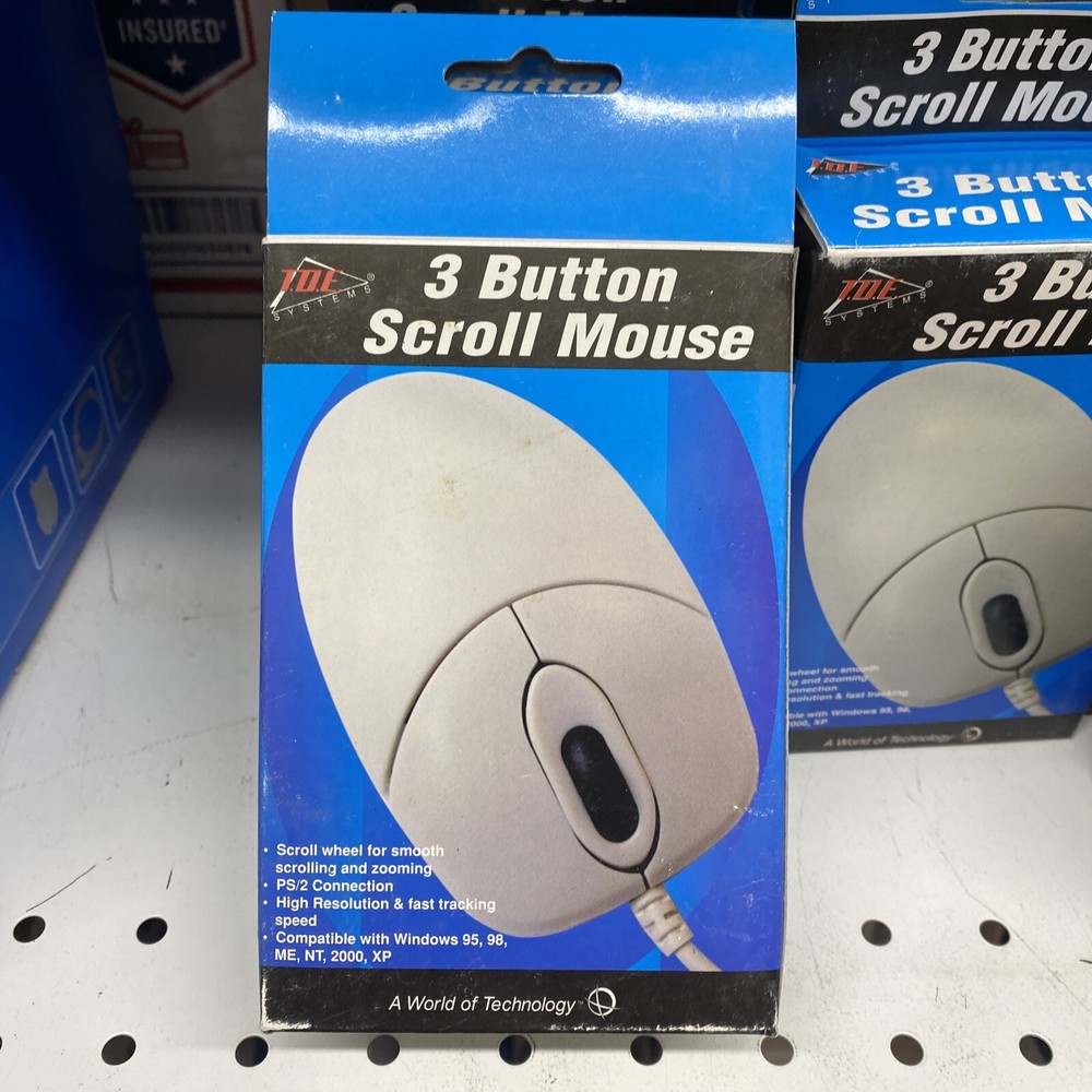 3 Button Scroll Mouse