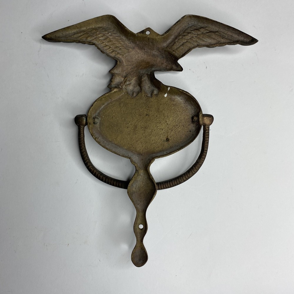 Cast Iron Door Knocker American Eagle Rustic Style
