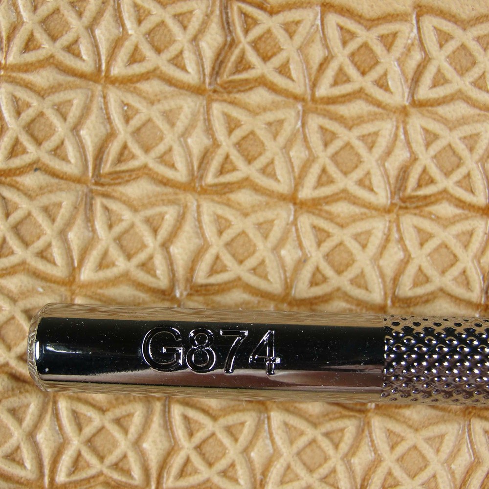 Leather Stamping Tool - Celtic Box Geometric Stamp