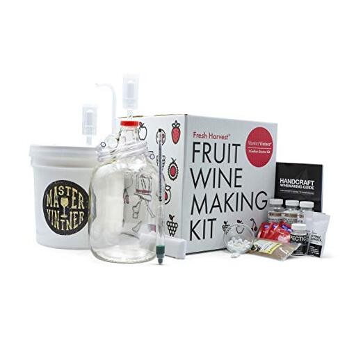 Master Vintner Fresh Harvest One Gallon Small Batch Fruit Wine Making Kit