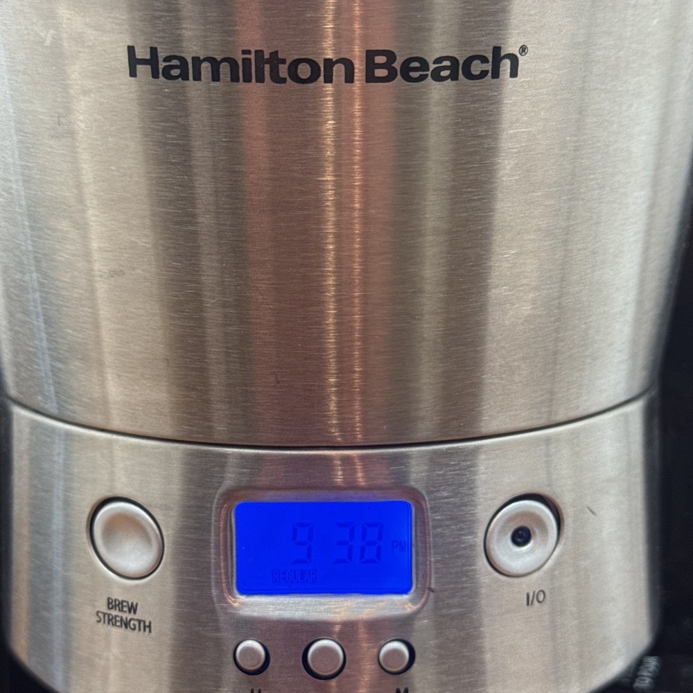 Hamilton Beach 10-Cup Programmable Coffee Maker Black Auto Shut-Off