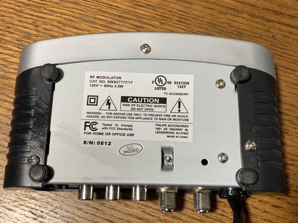 PHILIPS VIDEO CONVERTER SWS2771T/17 RF MODULATOR