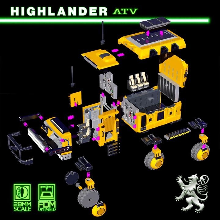 2nd Dynasty 28mm Taurus - Highlander ATV