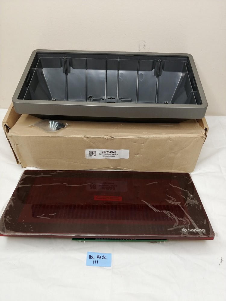 Sapling SBD-31S-404-4R 24VAC Surface Mount Digital Clock NOS