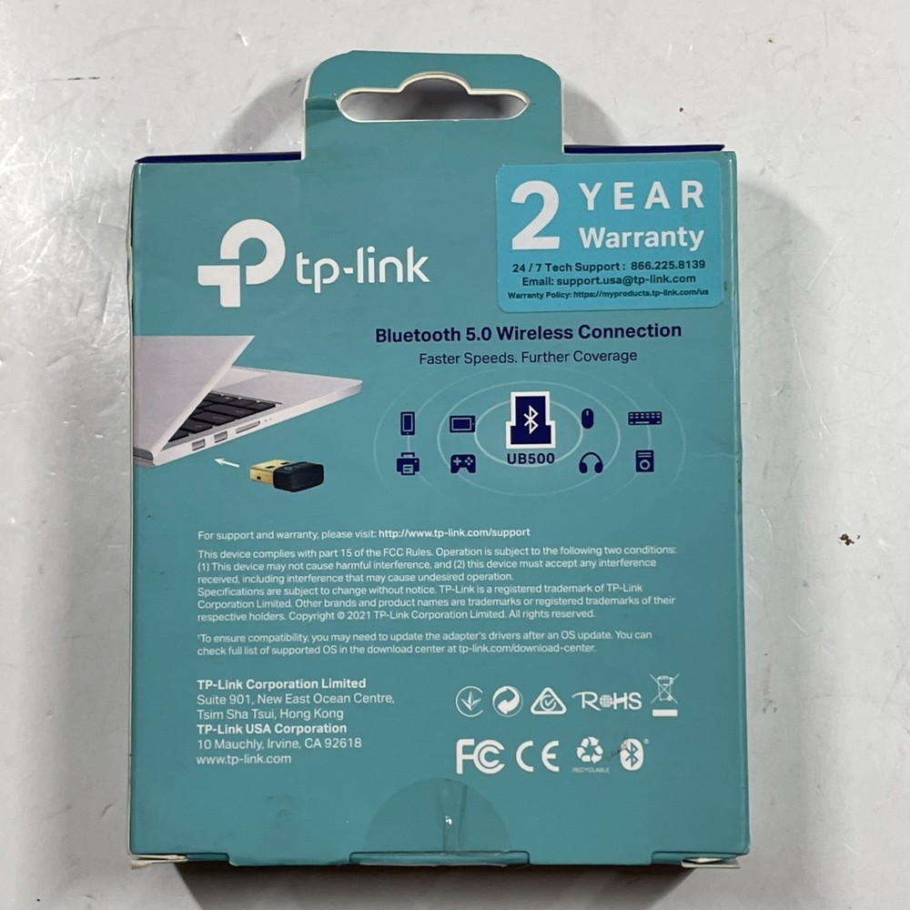 TP-Link UB500 Bluetooth 5.3 Wireless USB Dongle Adapter for PC Computer/XBox/PS4