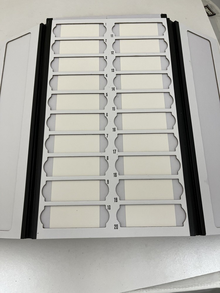 Microscope Slide File Folders, 20 Slides w/cover