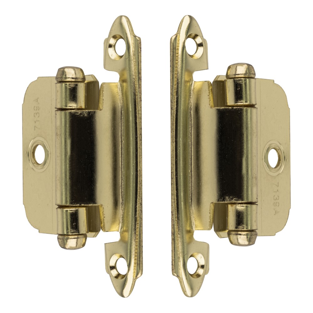 Non Self-Closing / Free Swinging Variable Overlay Flush Cabinet Hinge 3/8"
