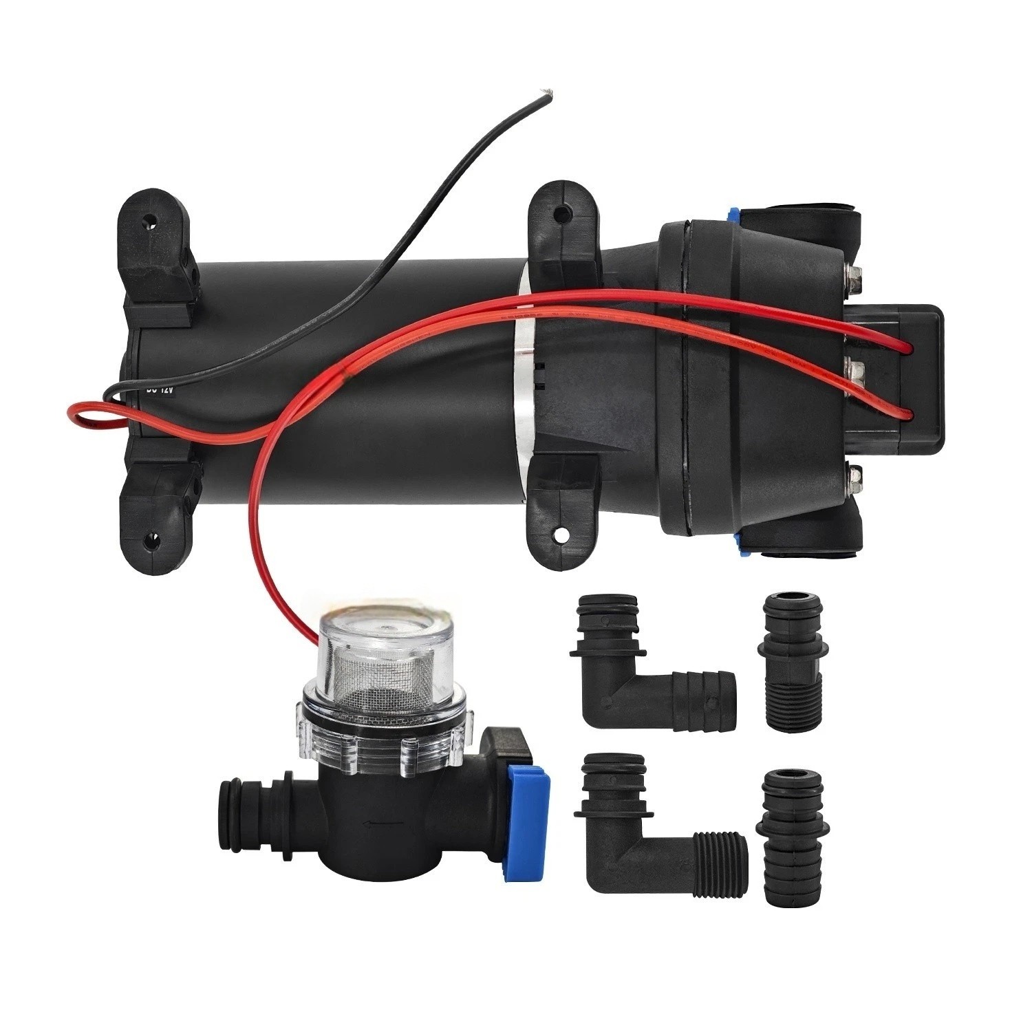 12V Water System Pump 4.5 GPM 40PSI for Flojet 04325143A