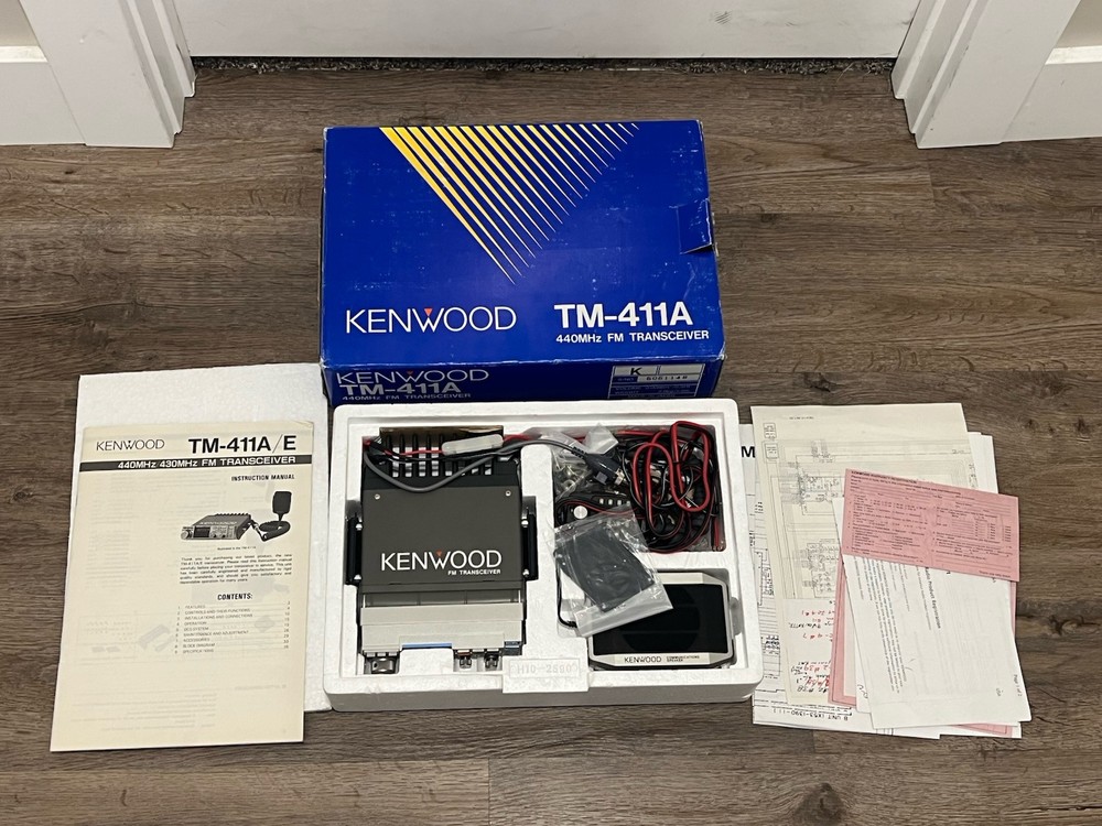 Kenwood TM-411A FM Transceiver In Box W/Mic