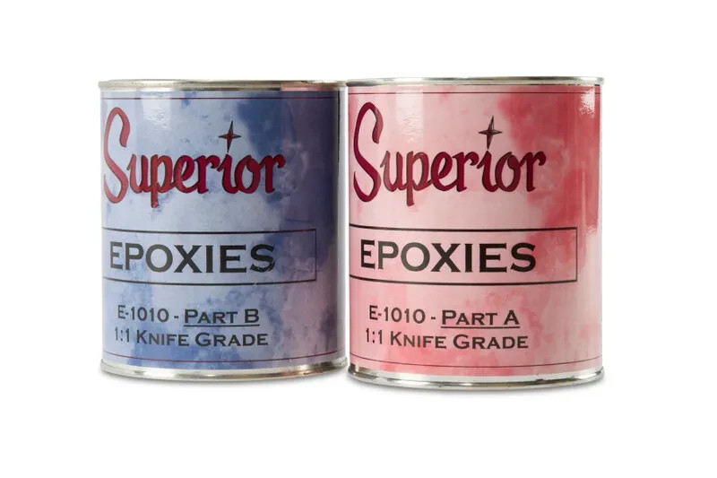 Superior E-1010 Epoxy - Knife Grade - 2 Quart (Part A, Part B)