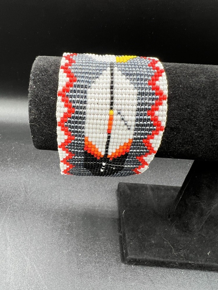 Beaded Bracelet Native American Styled Handmade Pattern