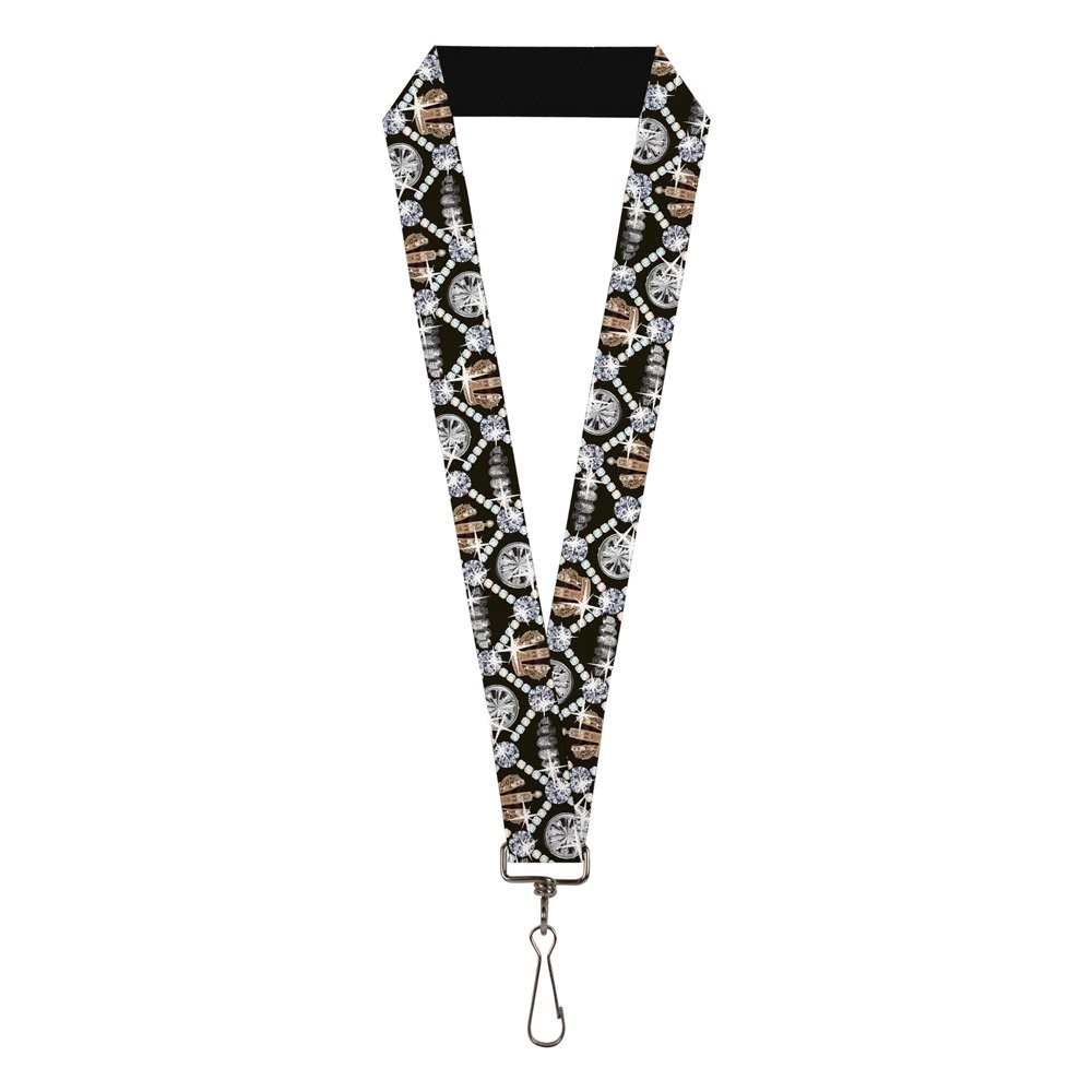 Buckle-Down Lanyard-1.0"-Bling One Size Multicolor