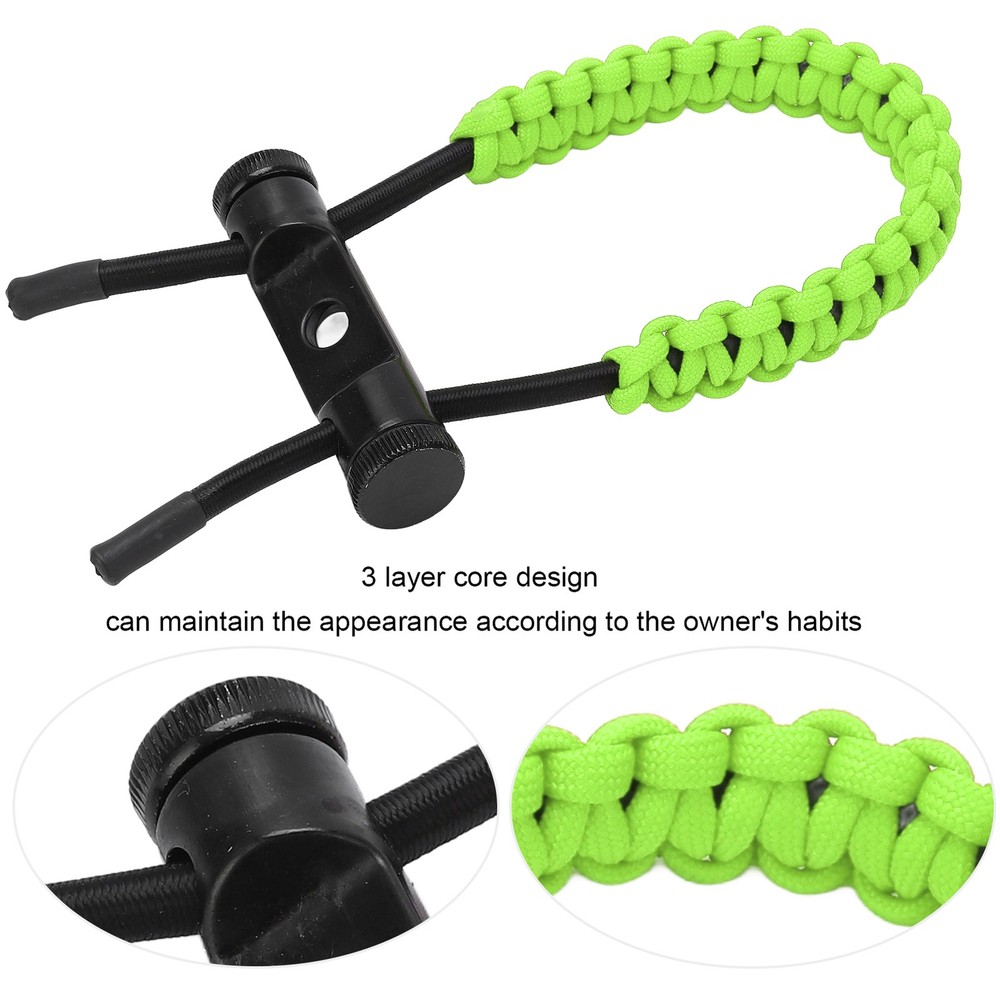 Adjustable Bow Wrist Sling For Training Exercising Excellent Green