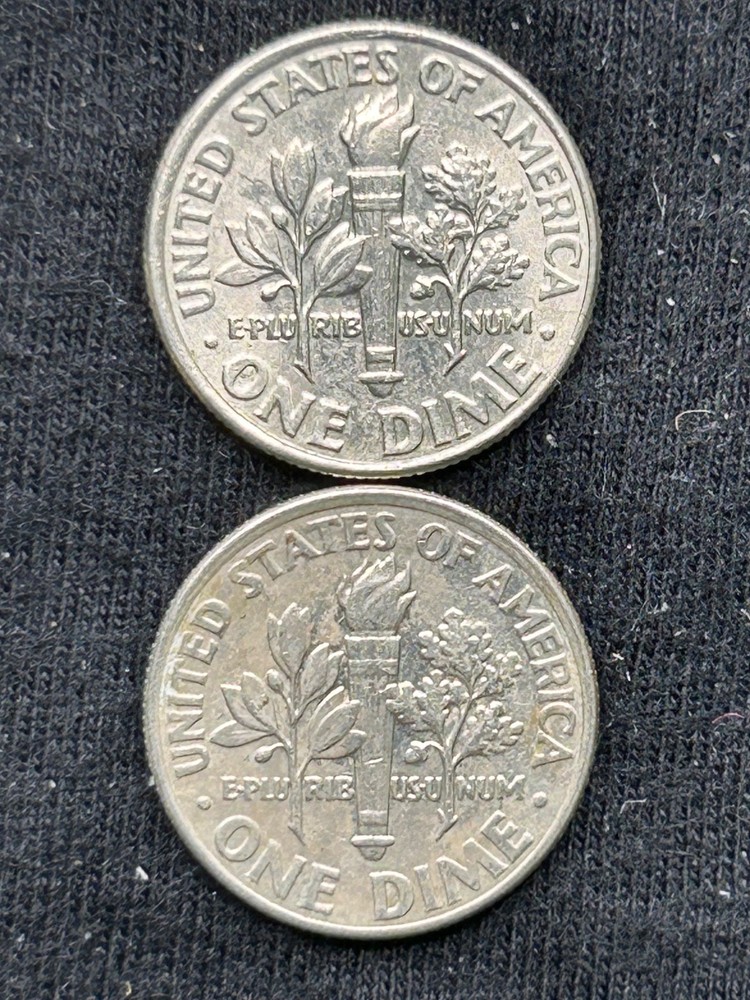 2007 P & D ROOSEVELT DIMES 2 COIN SET