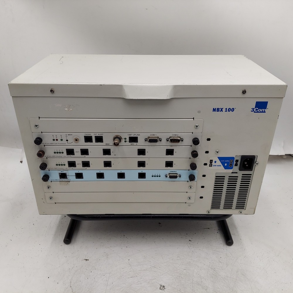 3COM NBX 100 COMMUNICATION SYSTEM - NO HDD