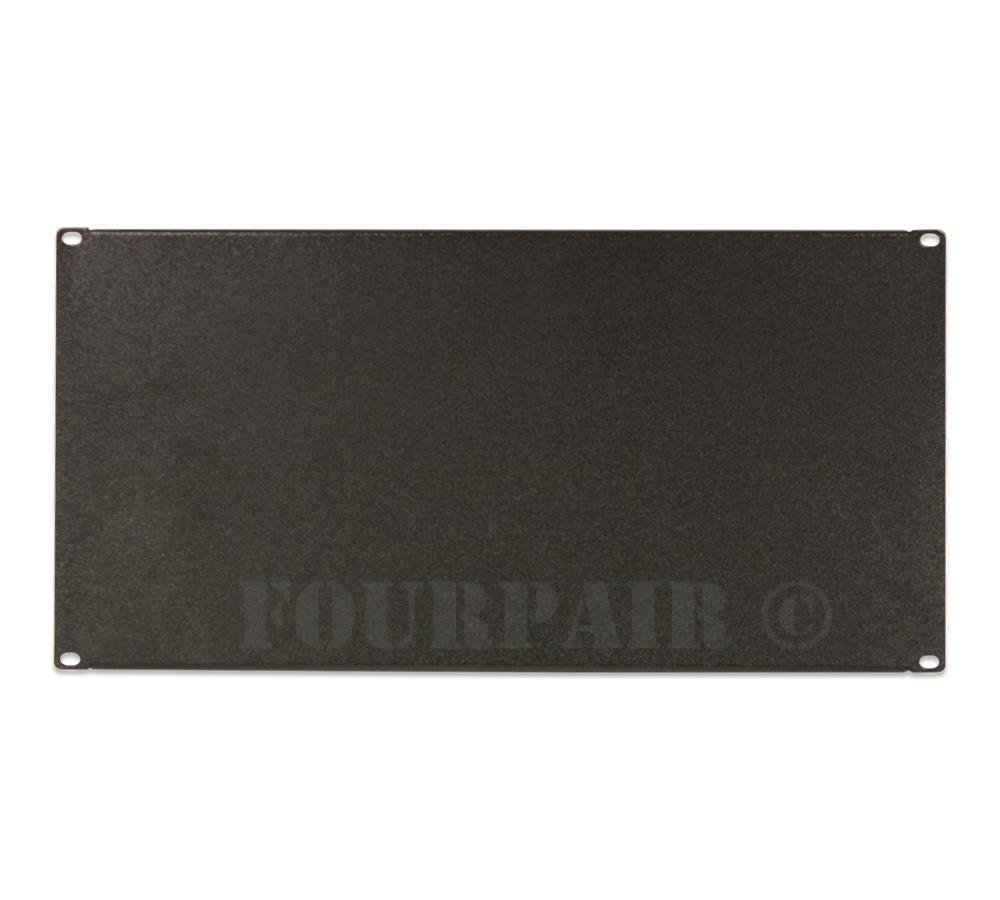 Four Space 4U - EIA 19" Blank Network IT Rack Mount Server Panel Filler Spacer