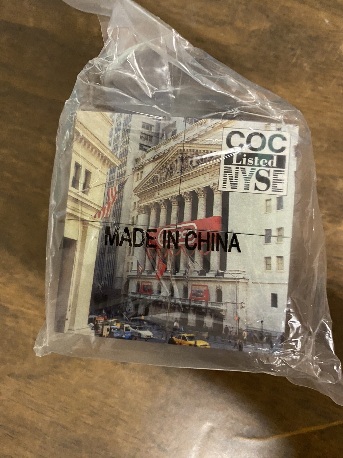 Vintage Conoco Cube Photo Puzzle Oil Petroleum Collectible