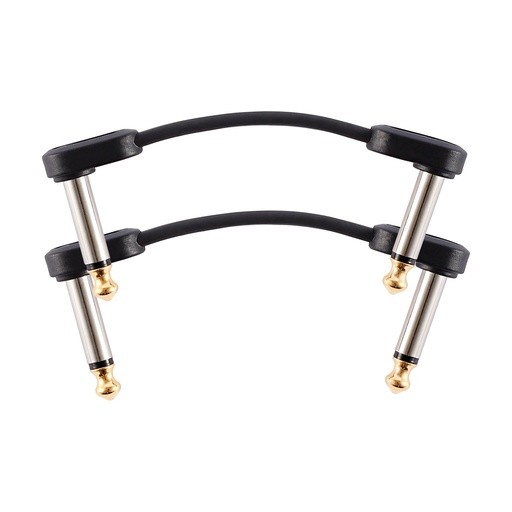 D'Addario Flat Patch Cable, 2 inches, Pair