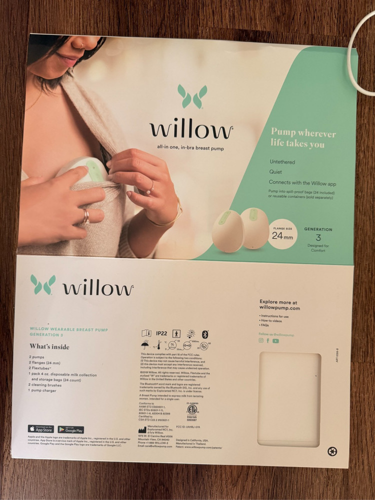 Willow Pump Gen 3 with accessories - used
