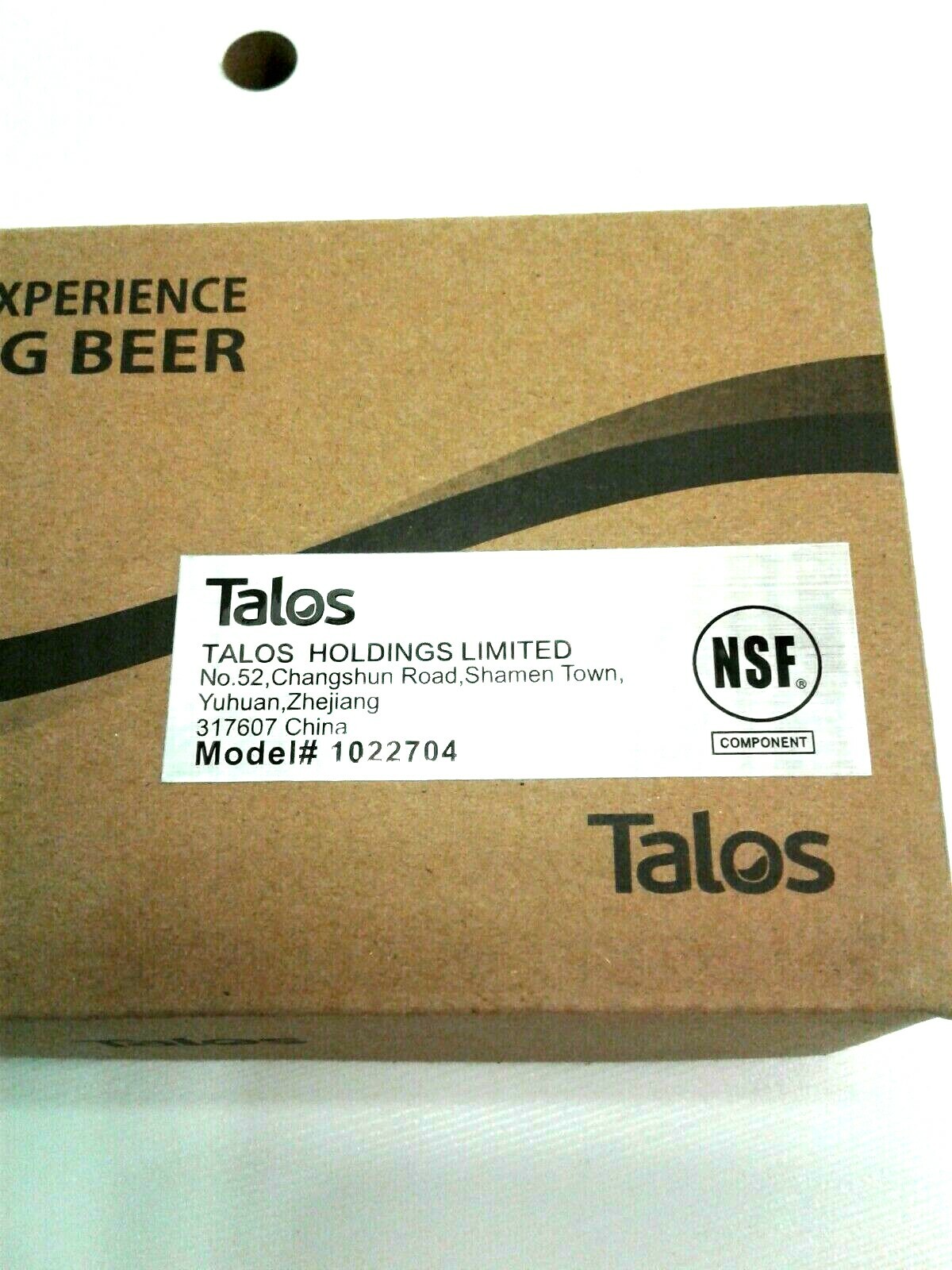 Talos 1022704 Beer Tap Keg Coupler Stainless Steel Probe