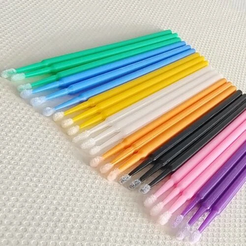 100pcs/pack Dental microbrush brushes applicator tip regular/fine/ultrafine SA